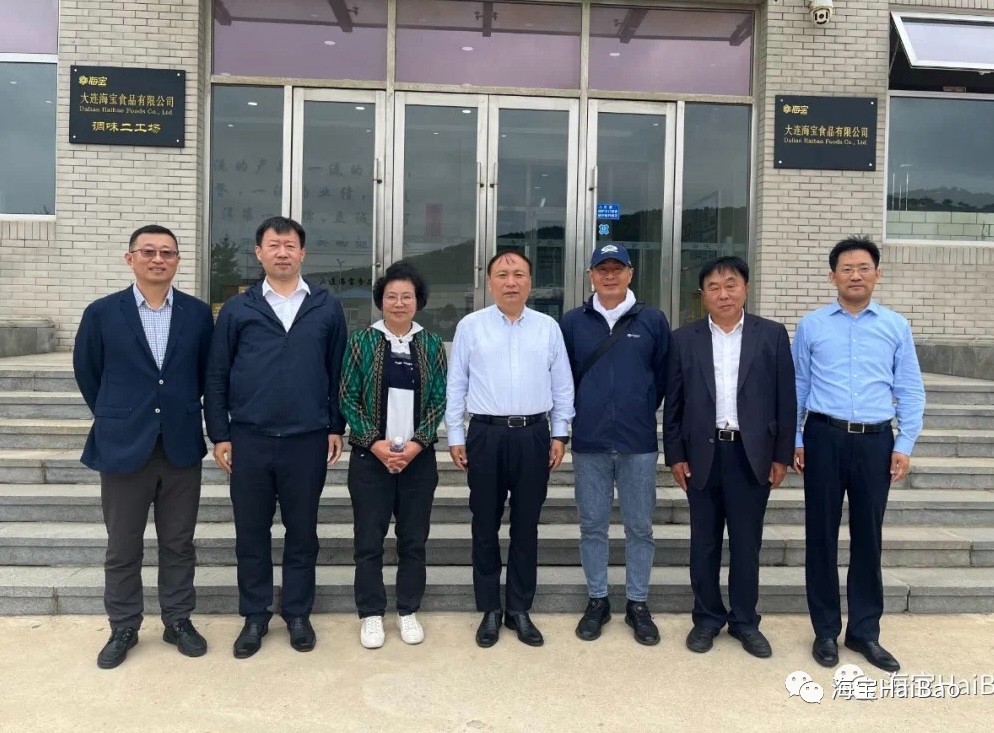 大连市人大常委会主任王启尧到韩伟集团旗下大连海宝渔业调研